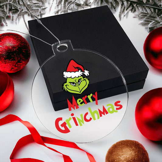 Merry Grinchmas Acrylic Ornament