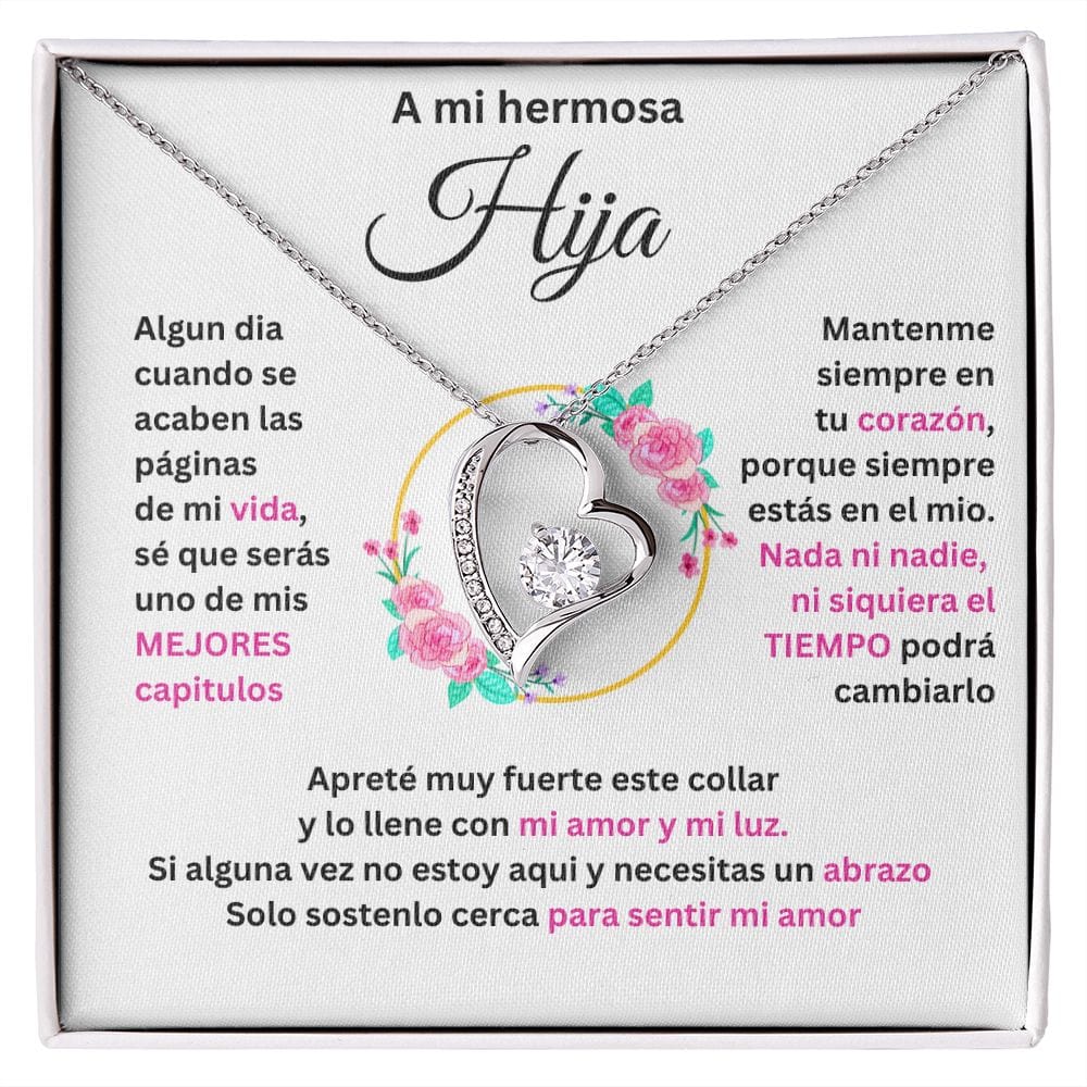 A Mi Hija - SÉ QUE SERÁS UNO DE MIS MEJORES CAPÍTULOS - Collar de Nudo de Amor