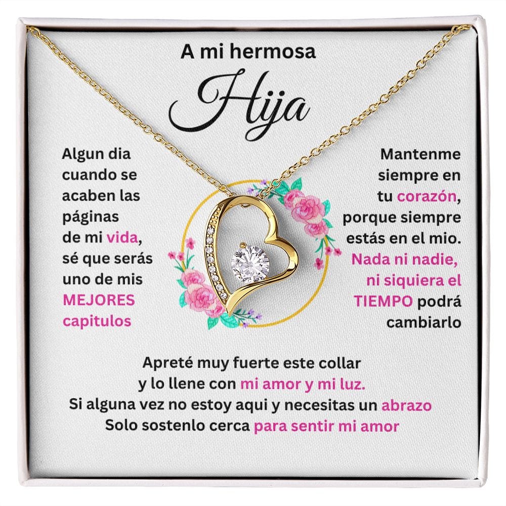 A Mi Hija - SÉ QUE SERÁS UNO DE MIS MEJORES CAPÍTULOS - Collar de Nudo de Amor